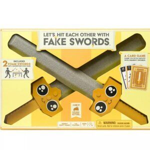 NEW Let’s Hit Each Other with Fake Swords Game by Exploding Kittens Ages 7 & up